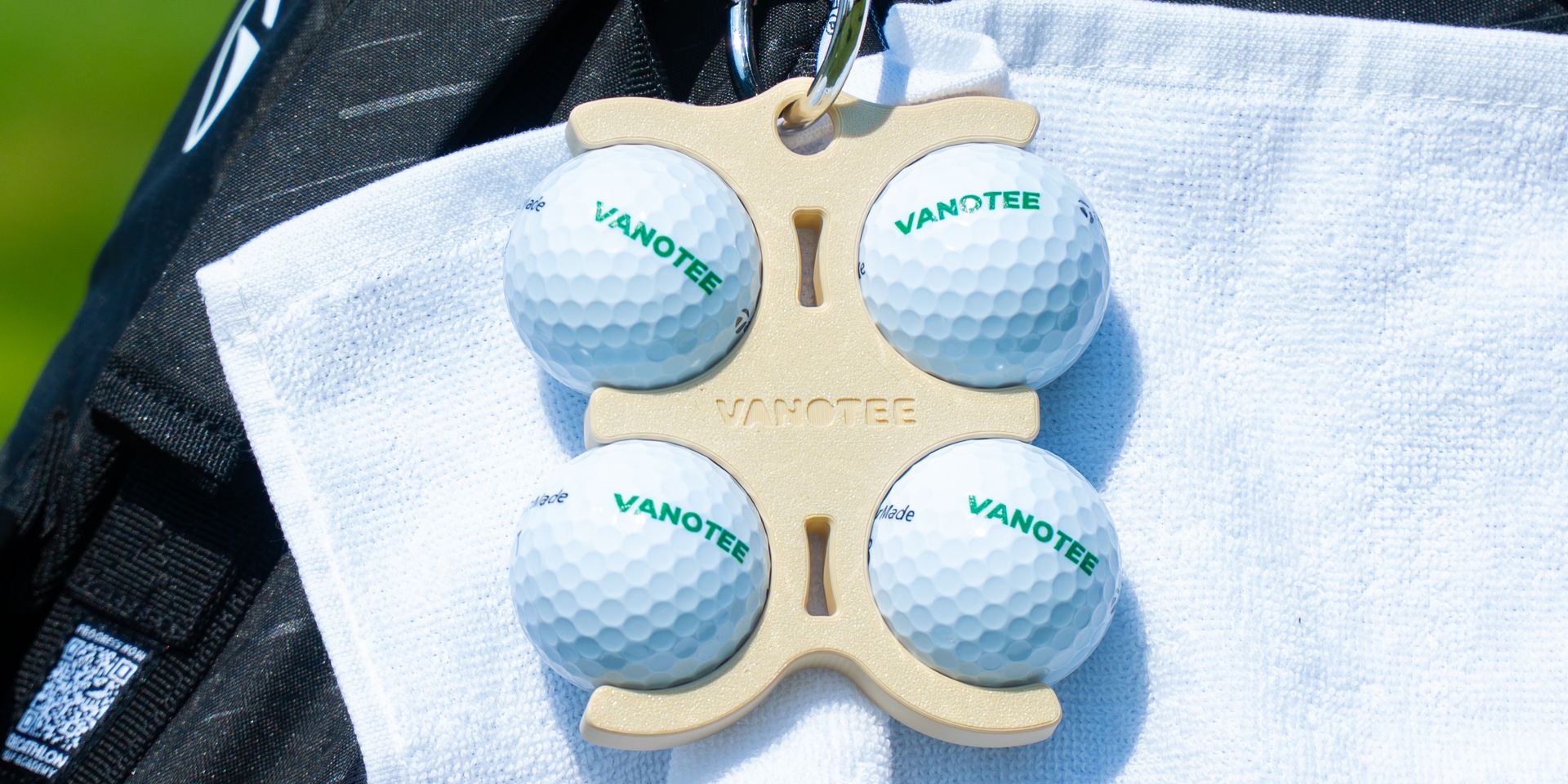 Porte Balle de Golf Beige