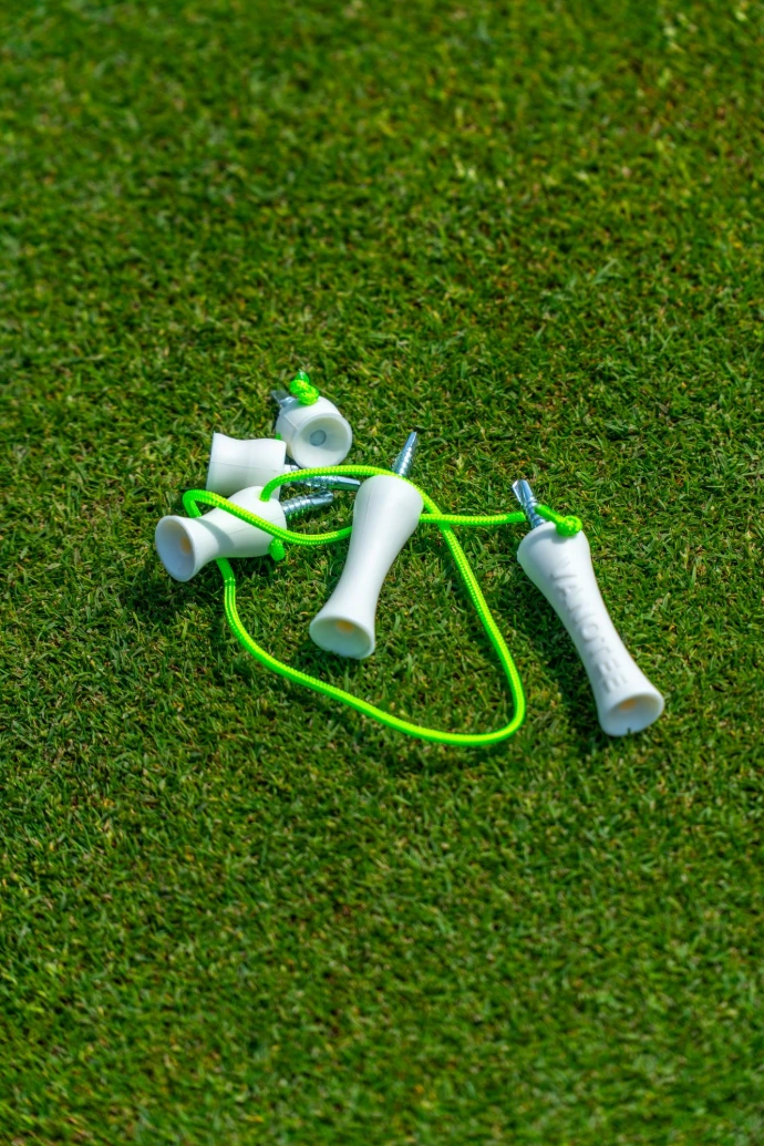 Vanotee Blanc avec cordelette verte