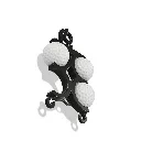 Porte balle de Golf Noir - 4.webp