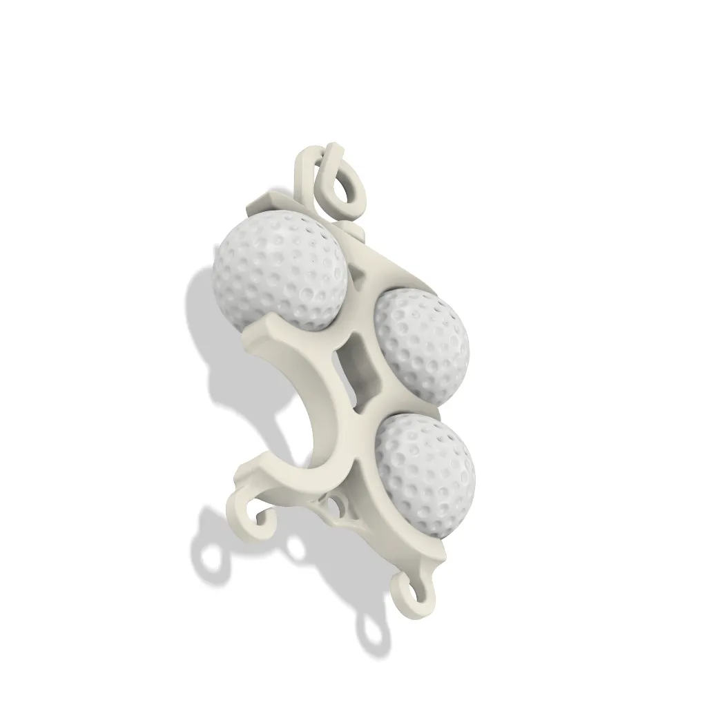 Porte balle de Golf Blanc - 4.webp