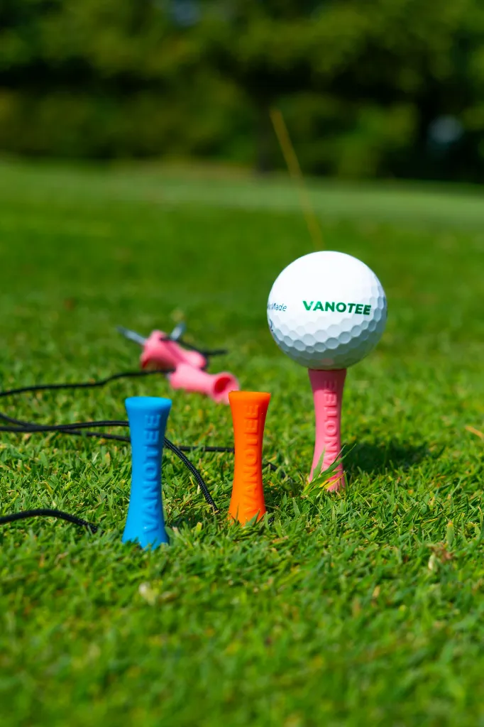 3 tees de driver pour golf Vanotee - bleu - orange - rose.webp