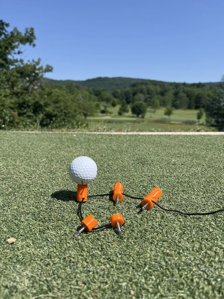 Vanotee orange - tee de golf durable (9).webp